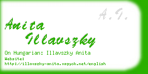 anita illavszky business card